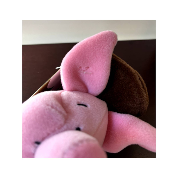 Vintage Disney Store Cowboy Piglet 8" Mini Bean Plush Halloween Winnie The Pooh - Picture 11 of 11